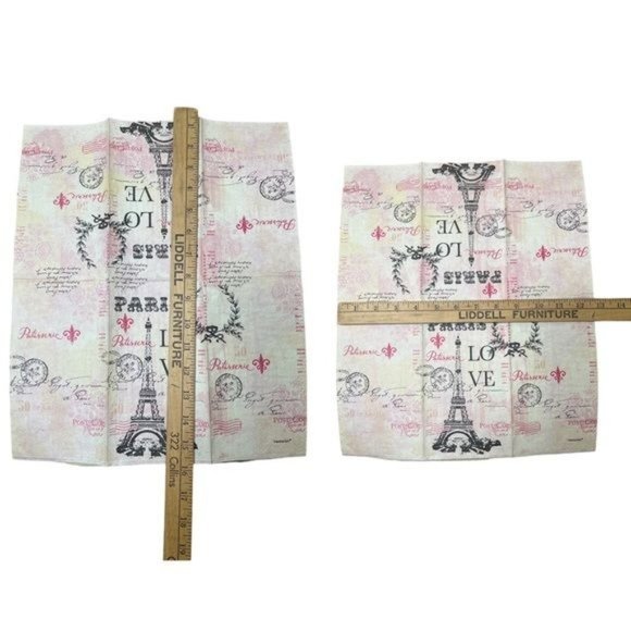 Lot 8 New Paper Napkin Assortment Floral Paris For Decoupage Large 16x13 & 9.5 - Picture 8 of 16